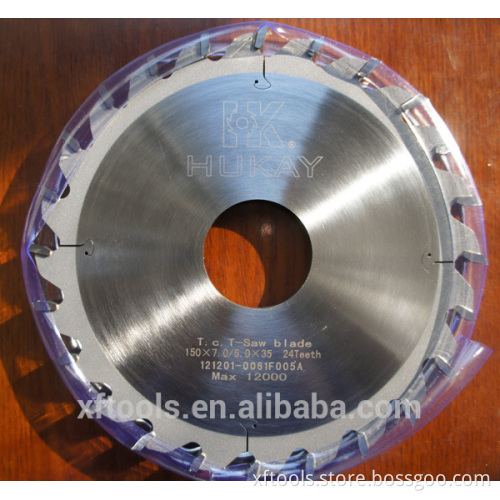 tct grooving saw blade used on log cutting machine